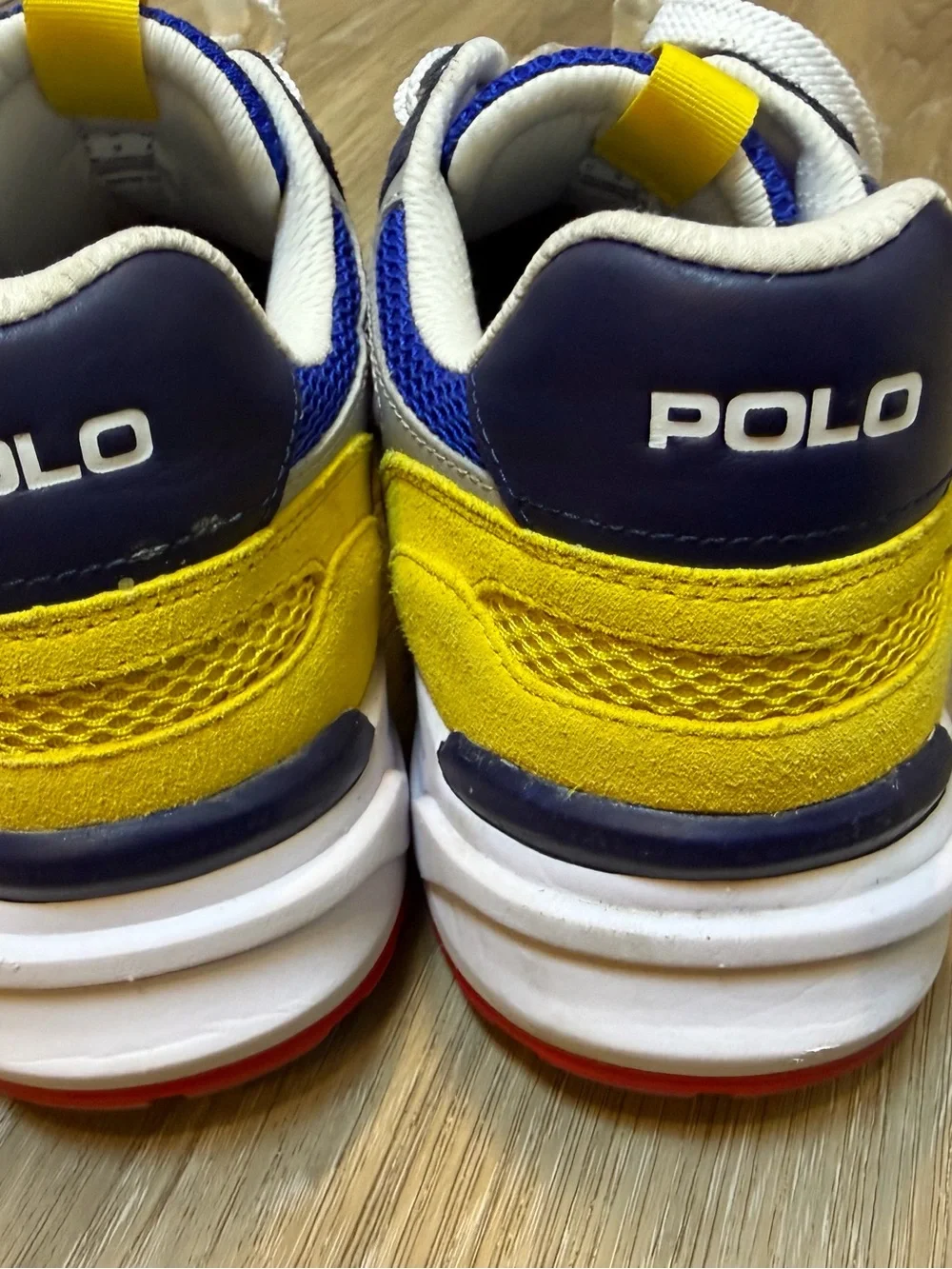 Polo Ralph Lauren Men’s Size 11 Multicolor Leather Suede Sneakers